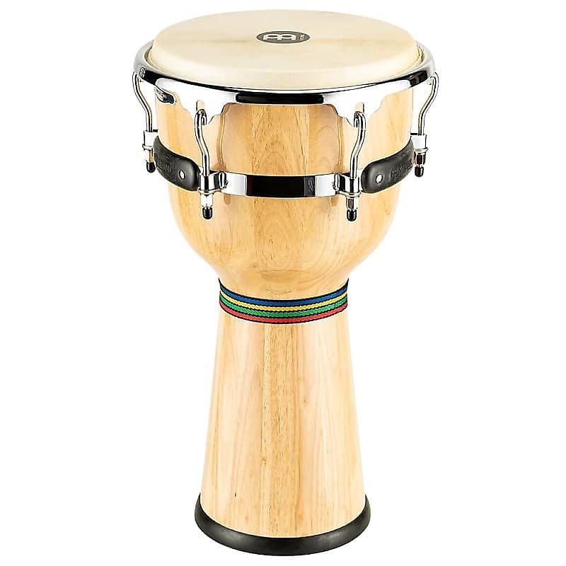 Djembe de madera natural Meinl DJW3NT serie Floatune de 12"